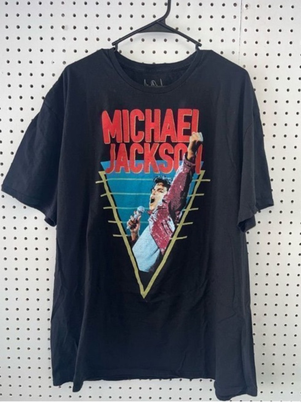 Black Michael Jackson Graphic Tee - Classic Concert Style